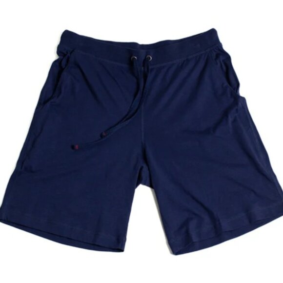 Daniel Buchler 100% Peruvian Pima Cotton Short - Navy - Picture 1 of 2
